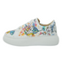 Sneakersy na platformie Peace and Love, Pokój i Miłość