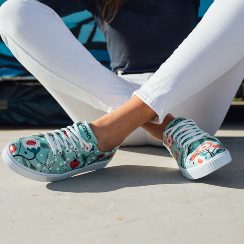 Sneakers - Kwiaty i biedronki