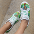 Sneakers Żyrafy zakochane w wysokości