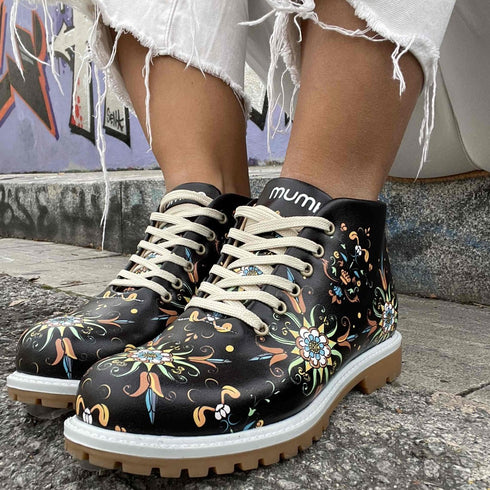 Botki - w Kwiaty Gaudiego - Mumka Shoes Polska