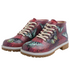 Botki w Motyle bordo