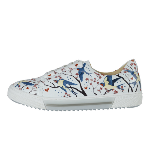 Sneakersy w ptaki, jaskółki