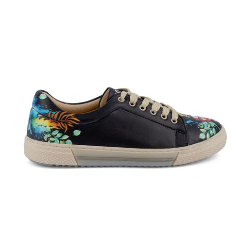 Czarne Sneakersy Frida Kahlo