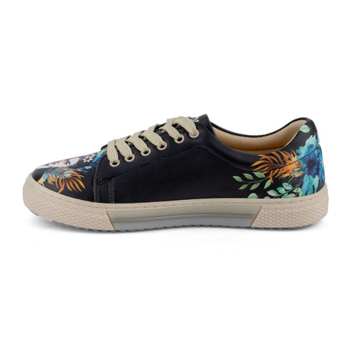 Czarne Sneakersy Frida Kahlo