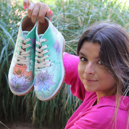 Botki - Storczyk i Lilie - Mumka Shoes Polska