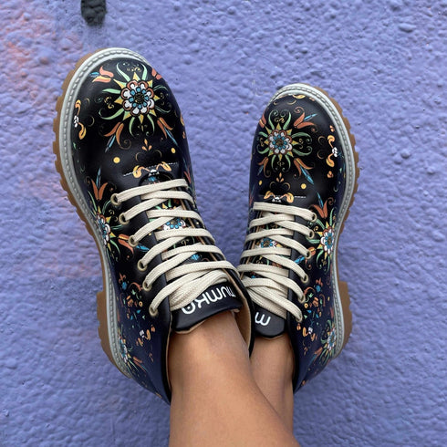 Botki - w Kwiaty Gaudiego - Mumka Shoes Polska